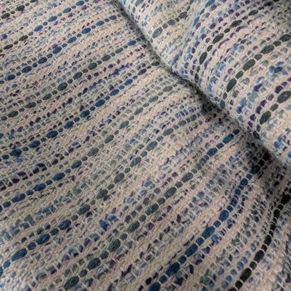 Ann Taylor Factory Blue Tweed Sheath Dress | Size 8 | EUC Professional - Picture 13 of 15